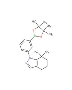 Astatech 7,7-DIMETHYL-1-(3-(4,4,5,5-TETRAMETHYL-1,3,2-DIOXABOROLAN-2-YL)PHENYL)-4,5,6,7-TETRAHYDRO-1H-INDAZOLE; 1G; Purity 95%; MDL-MFCD32661178